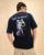 Men’s Blue Way To Hell Graphic Printed Oversized T-shirt